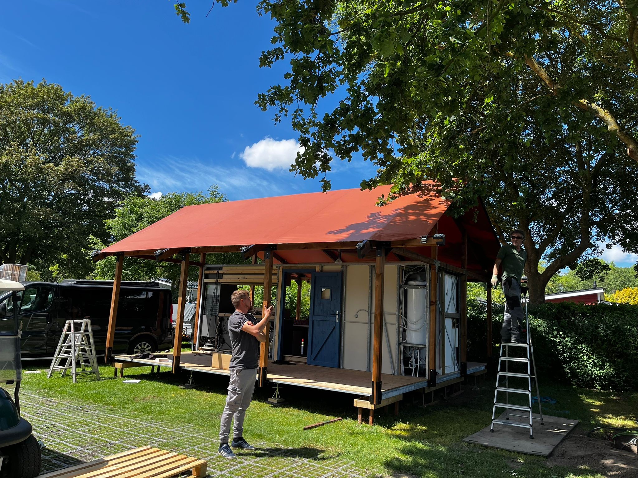 2026 06 05 aanbouw wander lodge 2 op vakantiepark delftse hout 2