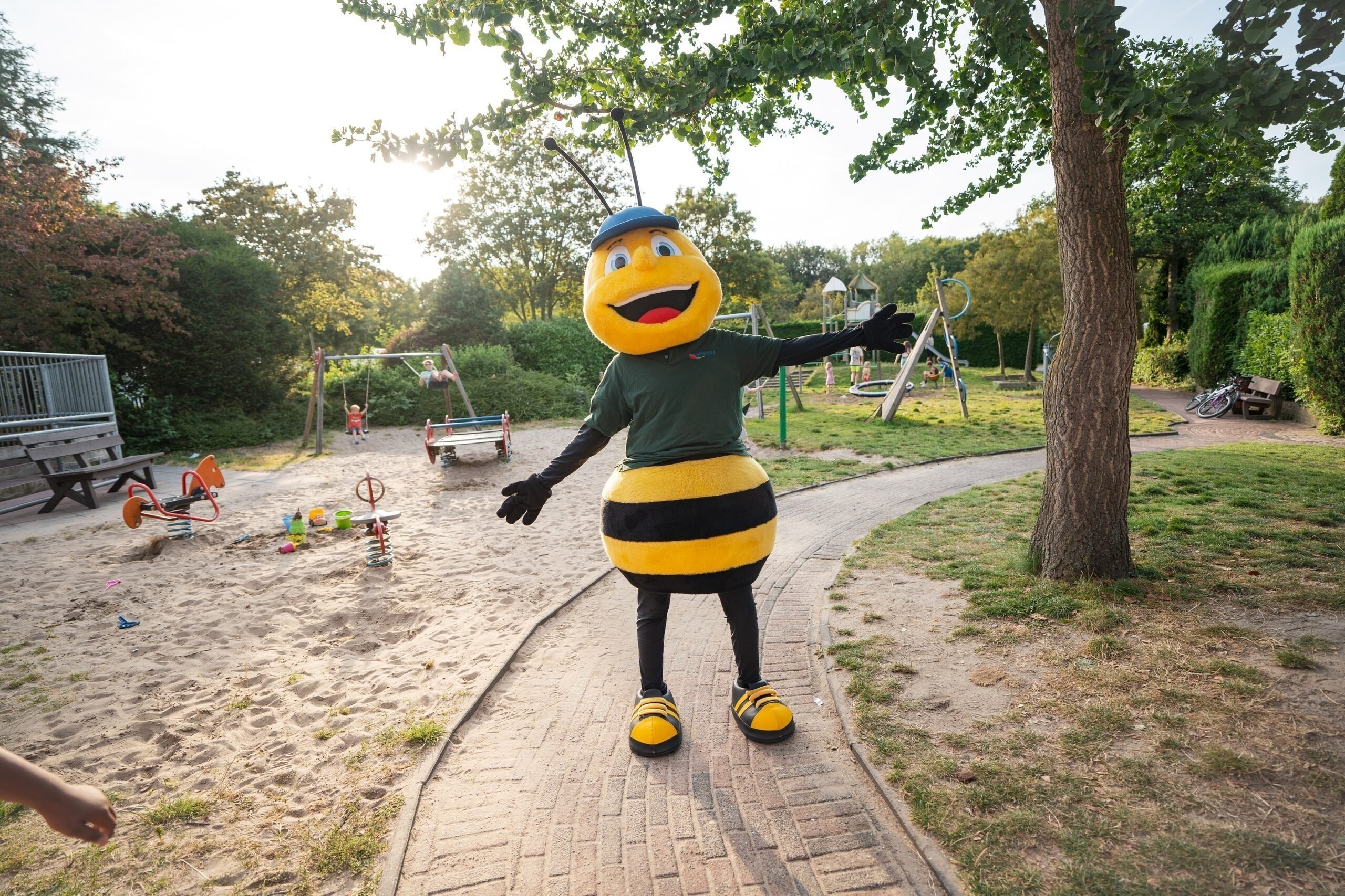 Camping met animatie in delft