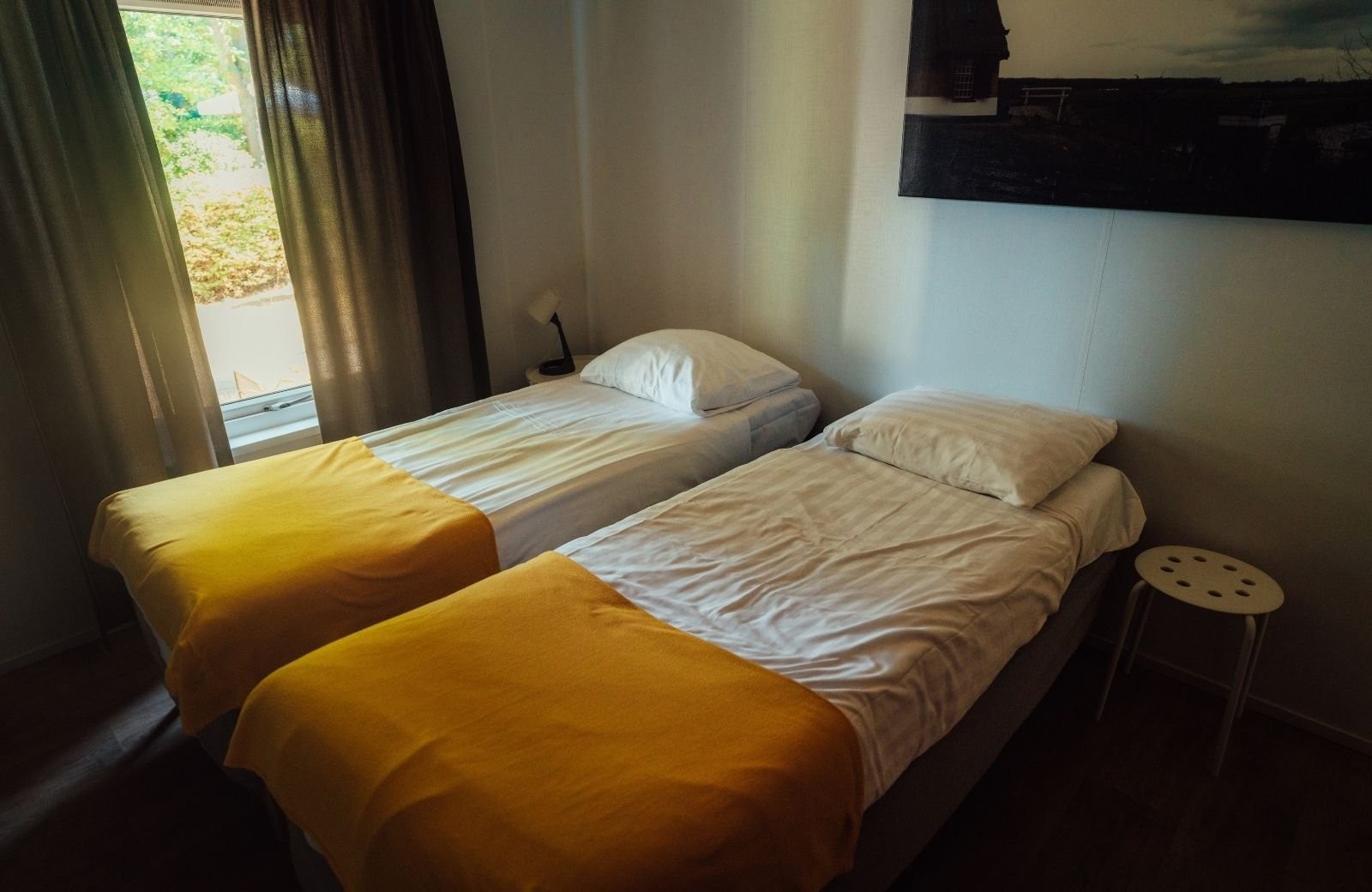Veranda chalet comfort 2 losse bedden