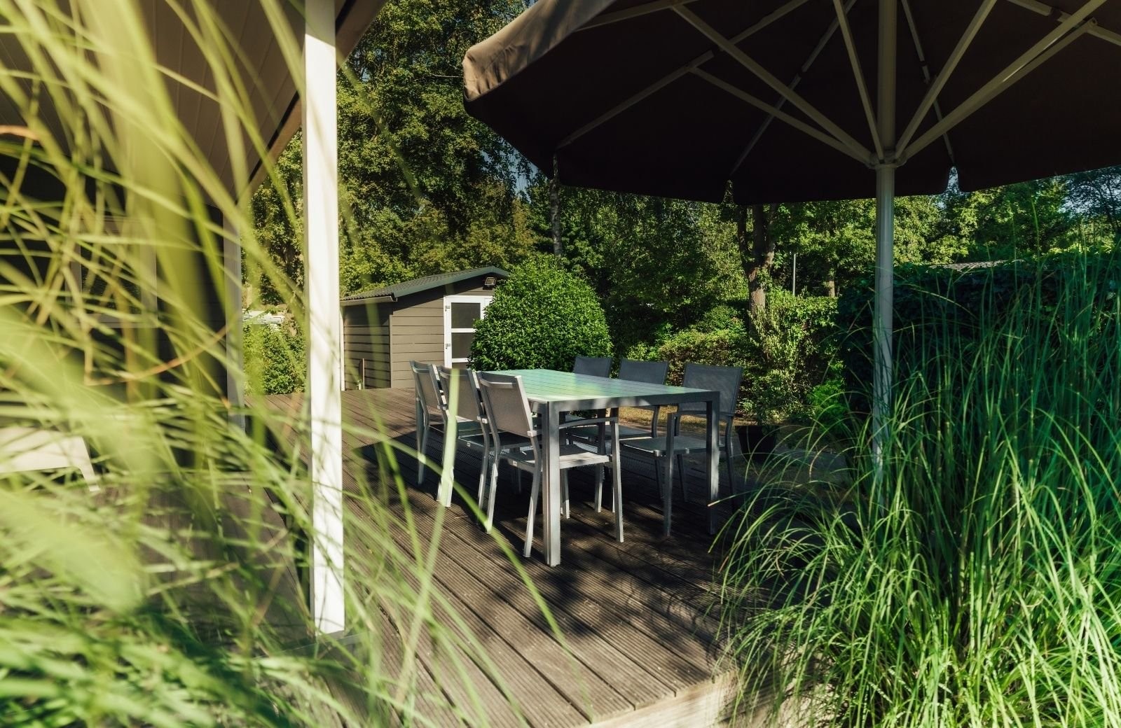 Veranda chalet comfort tuin